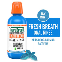 TheraBreath Fresh Breath Oral Rinse & Whitening Toothpaste Bundle